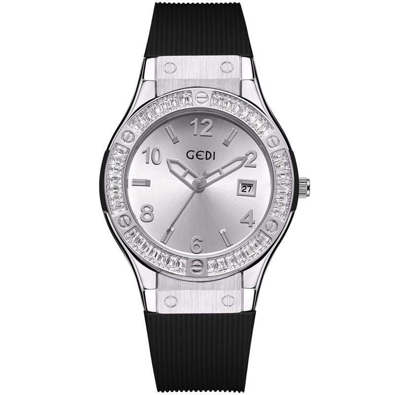 High Jewelry Watches - Modische GEDI Leicht Luxuriöse Diamantbesetzte Damen-Quarzuhr