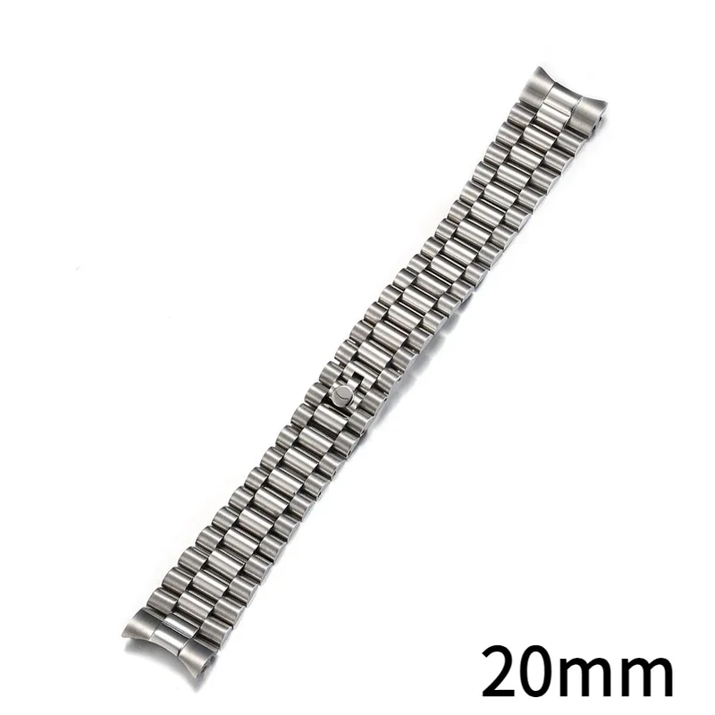 Rolex Watch Datejust - 20 mm massives Präsident-Uhrenarmband aus Edelstahl