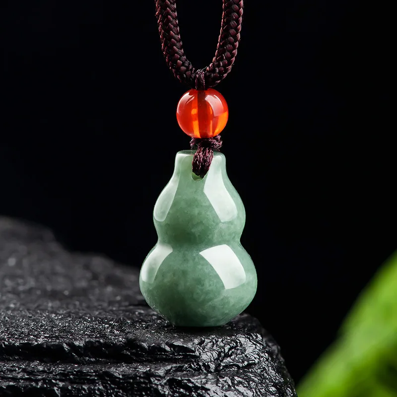 Luxury Gifts Jewelry & Watches Namfleg Mostar - Birmanischen Jade Kürbis Anhänger Geschenk Luxus