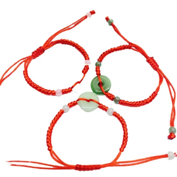 Luxury Gifts Jewelry & Watches Namfleg Mostar - Echte Jade Donut Armband Achat Chalcedon