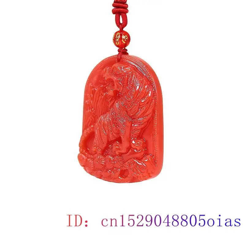 Rote Jade Tiger Anhänger Anhän – Luxury Gifts Jewelry & Watches Namfleg Mostar Bewertung und Preis