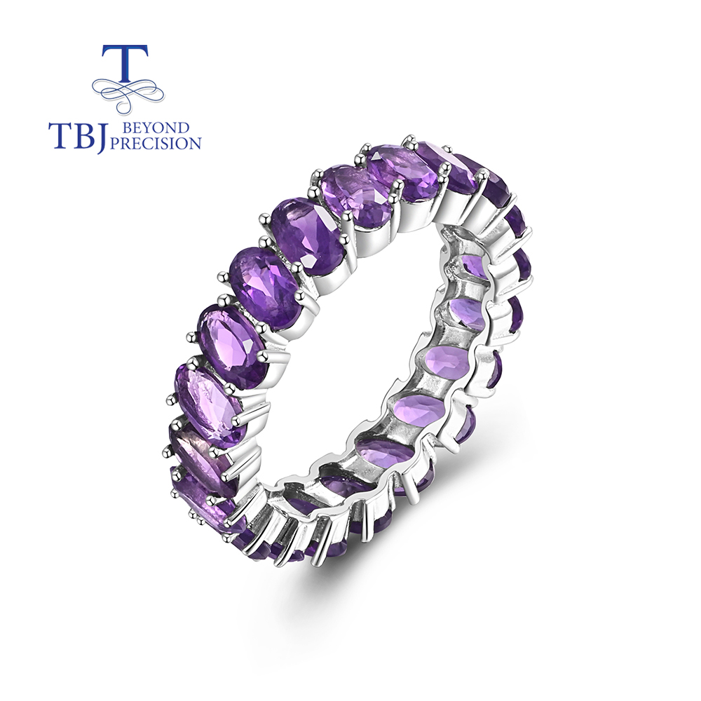 Natürlicher Amethyst-Edelstein – Birthstone Ring Set Bewertung und Preis
