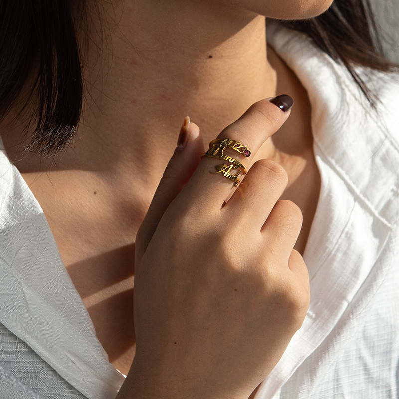 Letdiffery Benutzerdefinierte  – Birthstone Ring Set Bewertung und Preis