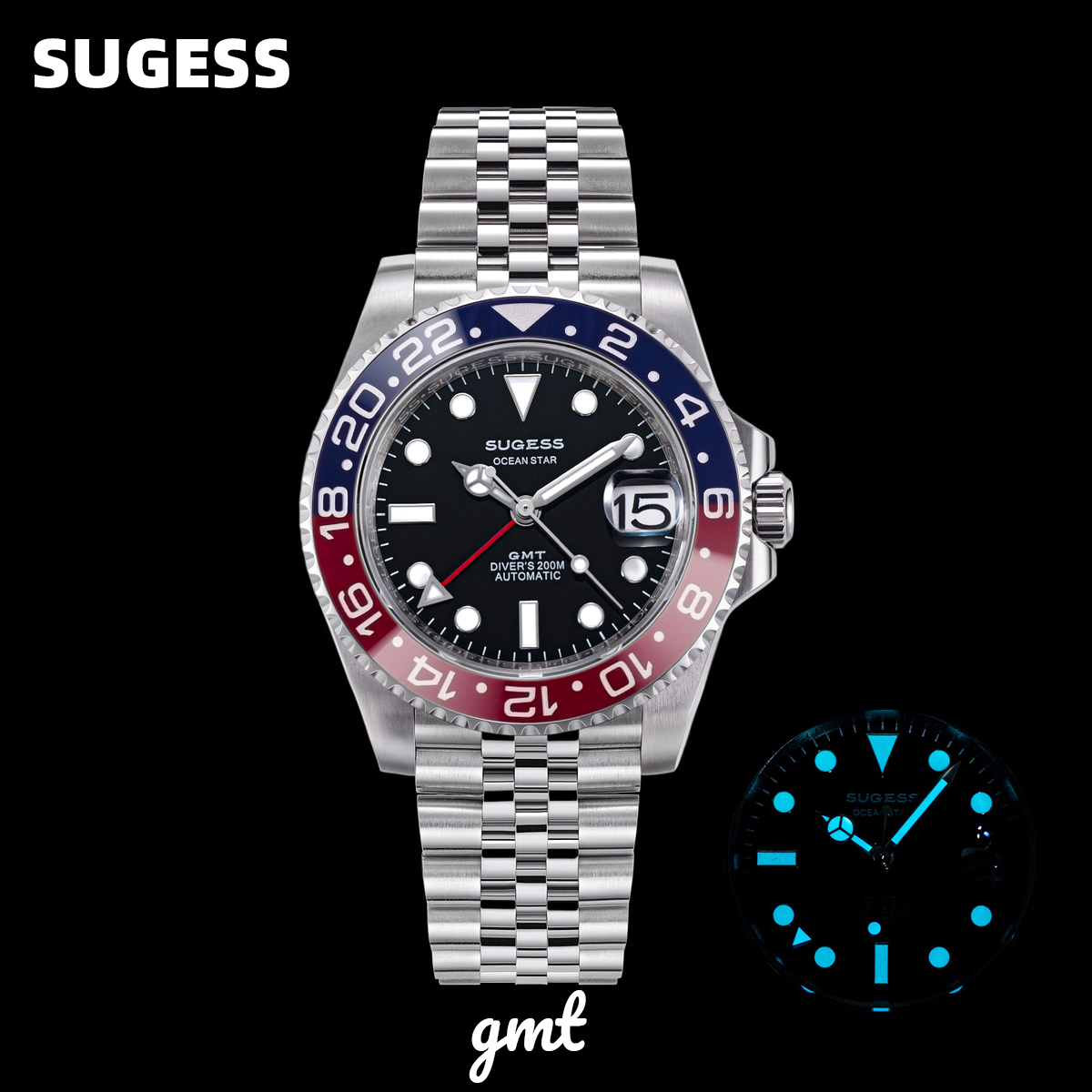 Sugess GMT Taucheruhr für Herr – Rolex Watch Datejust Bewertung und Preis