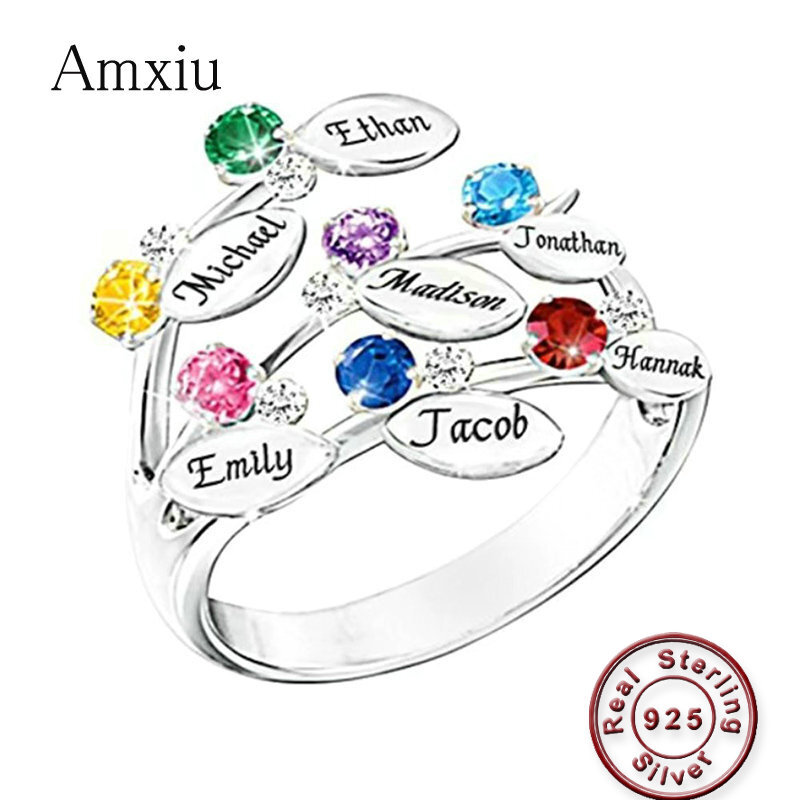 Amxiu Nach 100% 925 Sterling S – Birthstone Ring Set Bewertung und Preis