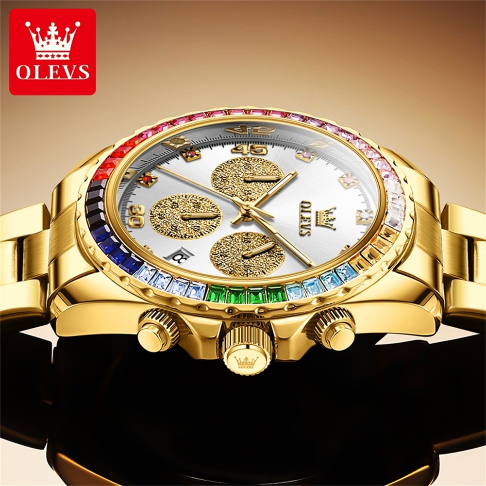 OLEVS 2939 Luxus-Quarzuhr mit  – Rolex Watch Datejust Bewertung und Preis