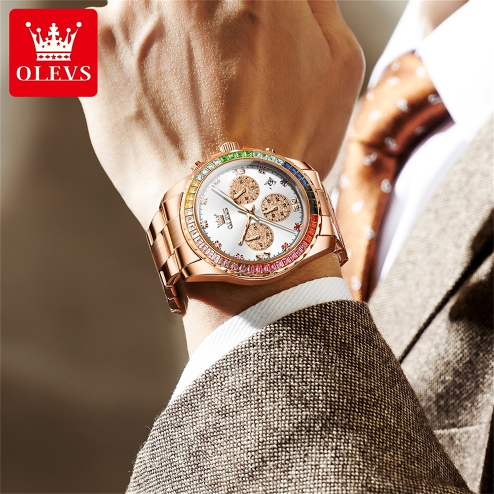 OLEVS 2939 Luxus-Quarzuhr mit  – Rolex Watch Datejust Bewertung und Preis