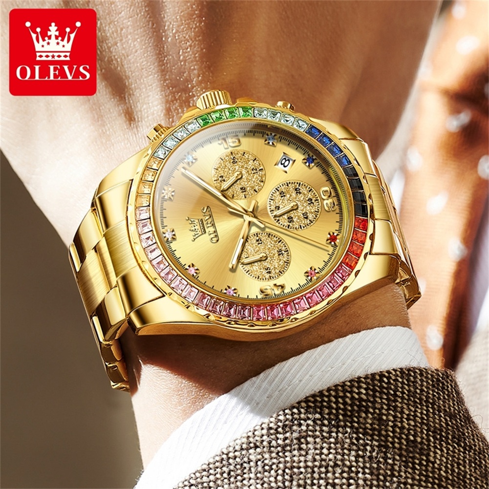 OLEVS 2939 Luxus-Quarzuhr mit  – Rolex Watch Datejust Bewertung und Preis