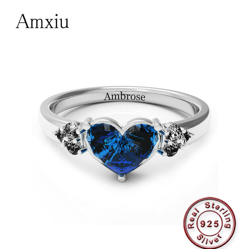 Amxiu Nach 925 Sterling Silber – Birthstone Ring Set Bewertung und Preis