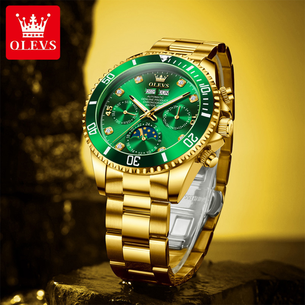 OLEVS 6729 Automatische Uhr Ma – Rolex Watch Datejust Bewertung und Preis