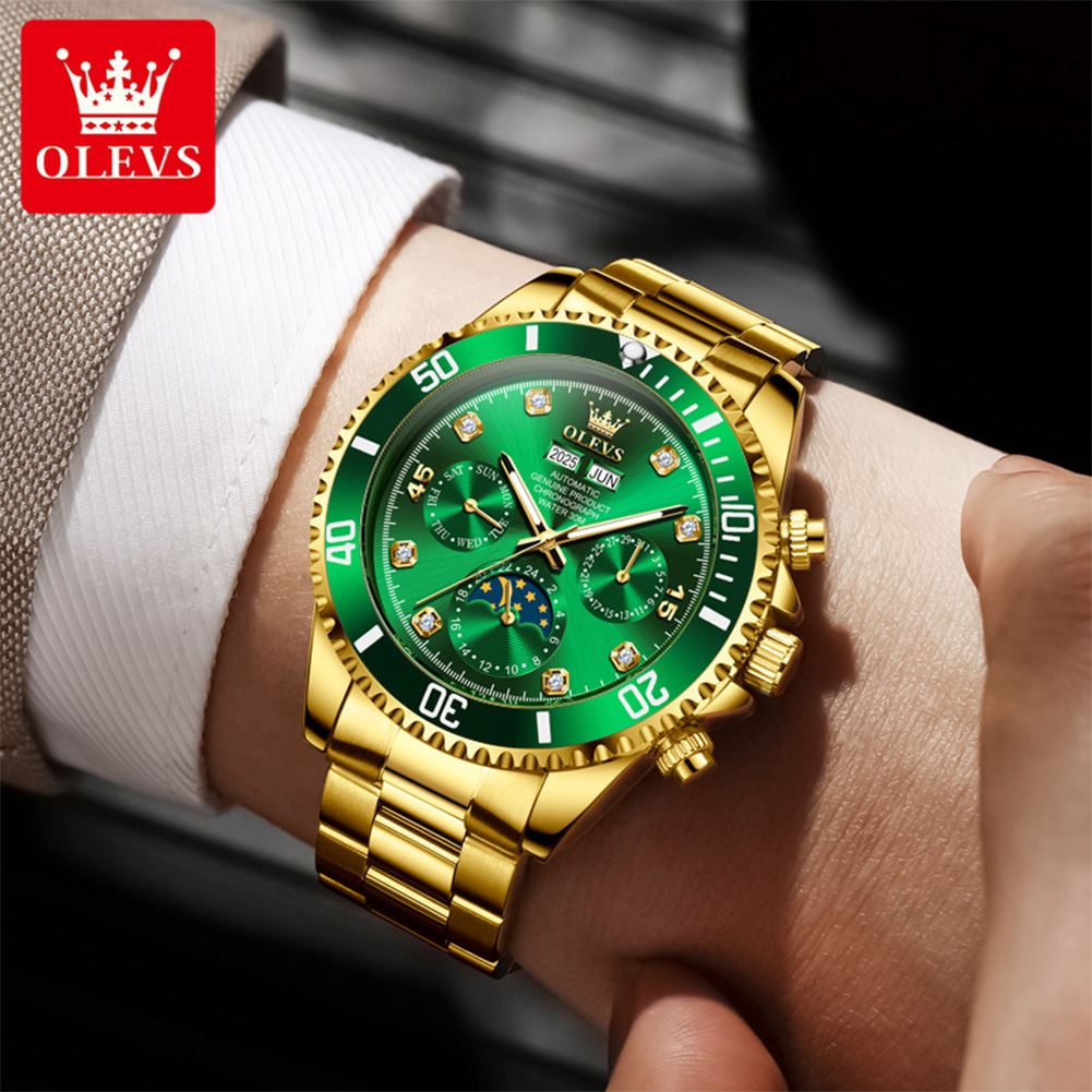 OLEVS 6729 Automatische Uhr Ma – Rolex Watch Datejust Bewertung und Preis
