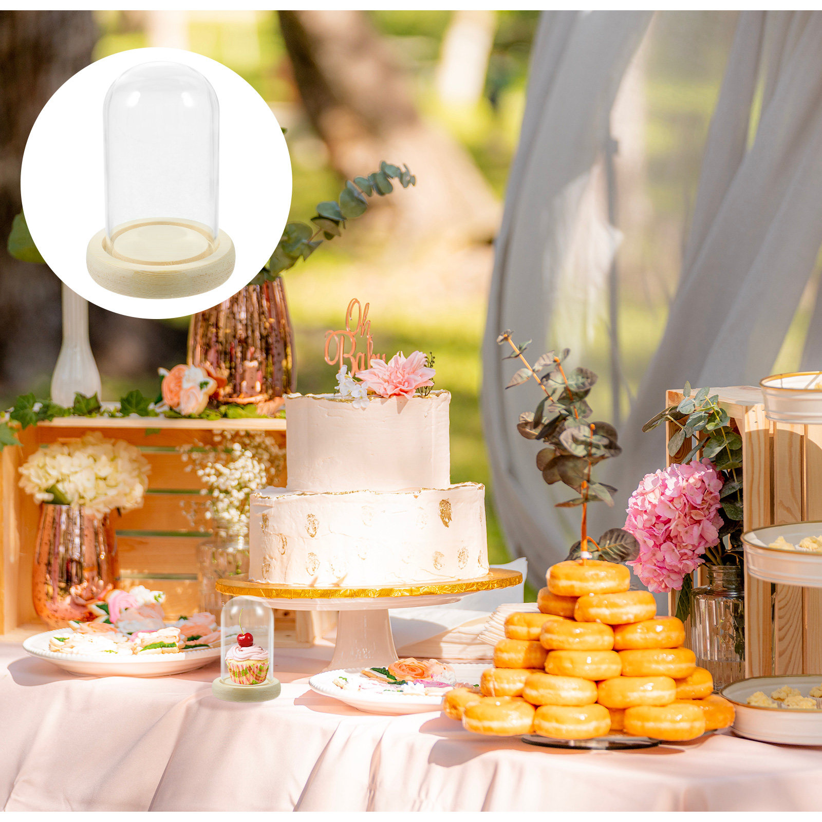1 Stück Kuchen-Glasglocke aus  – High Jewelry Watches Bewertung und Preis